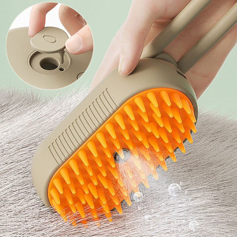 WufBed™: Steam Brush for Pet Dogs and Cats