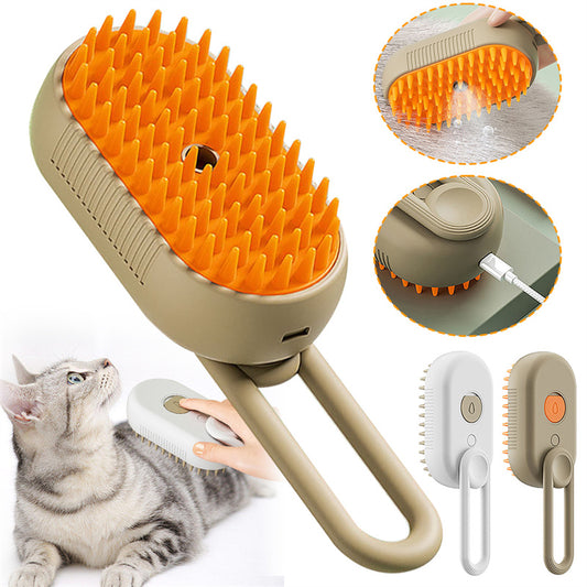 WufBed™: Steam Brush for Pet Dogs and Cats