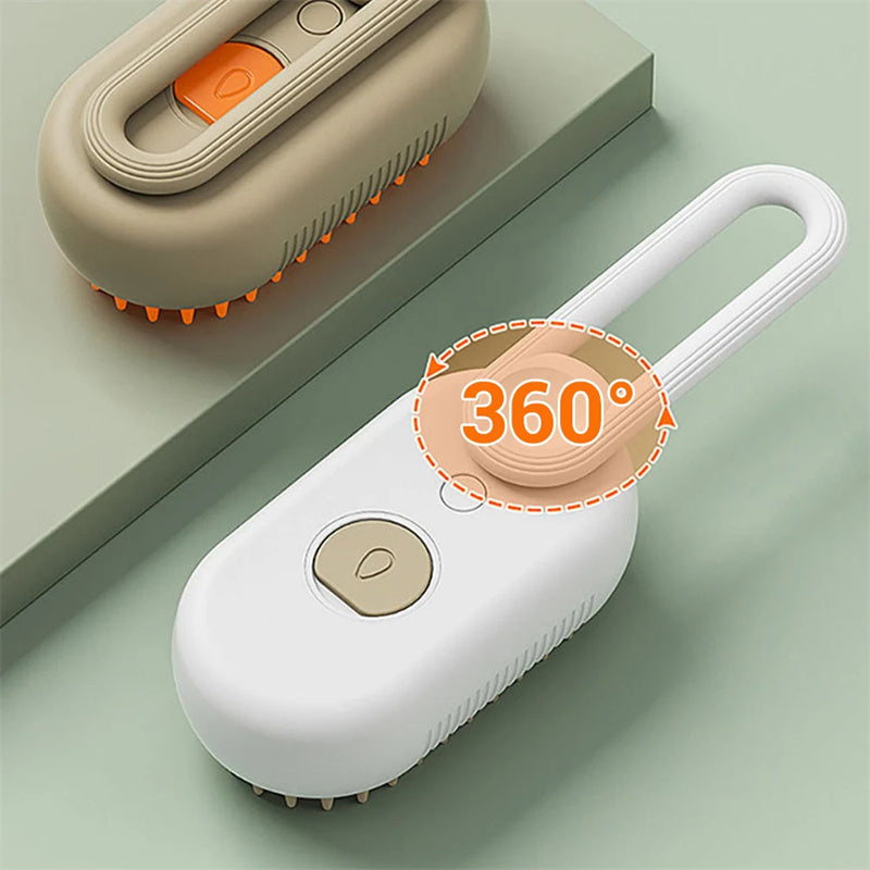 WufBed™: Steam Brush for Pet Dogs and Cats