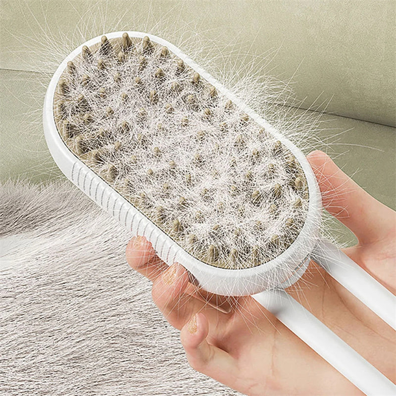 WufBed™: Steam Brush for Pet Dogs and Cats